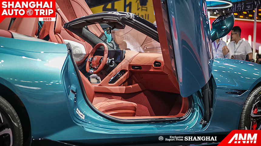 Auto Shanghai 2025, MG Auto Shanghai 2025 – cyberster 2026 interior: Auto Shanghai 2025 : MG Cyberster 2026, Makin Colorful Makin Canggih!