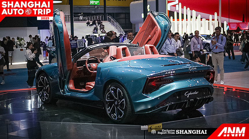 Auto Shanghai 2025, MG Auto Shanghai 2025 – cyberster 2026: Auto Shanghai 2025 : MG Cyberster 2026, Makin Colorful Makin Canggih!