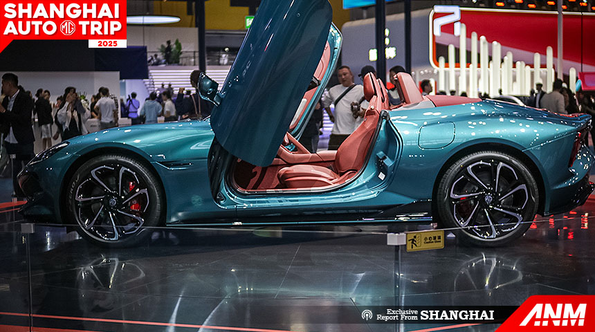 Auto Shanghai 2025, MG Auto Shanghai 2025 – cyberster irish green: Auto Shanghai 2025 : MG Cyberster 2026, Makin Colorful Makin Canggih!