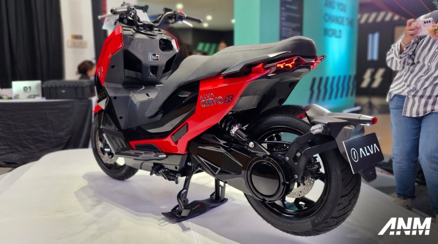 Alva, alva-cervo-x-launch-2025-rear-belakang: Alva Cervo X Resmi Mengaspal, Harga Rp 44 Jutaan Alami Peningkatan
