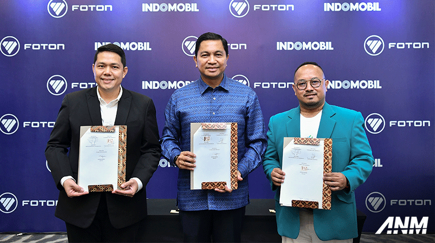 Berita, foton-transjakarta-2: Transjakarta Tandatangani Uji Coba Mikrotrans dengan Foton eTruckmate