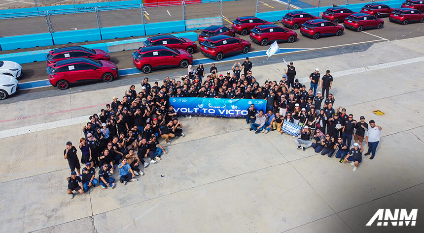 Dukung Formula E Jakarta, MG EV Club Konvoi ke Jakarta International E-Prix Circuit Dukung Formula E Jakarta, MG EV Club Konvoi ke Jakarta International E-Prix Circuit