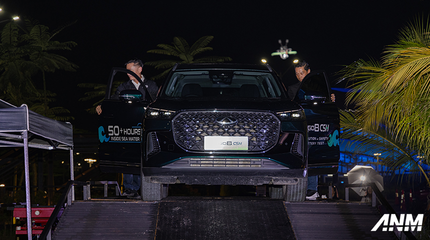 Berita, chery-battery-test-4: Tuntaskan Uji Keamanan Ekstrem, Baterai Chery Tiggo 8 CSH Direndaman Air Laut 54 Jam!