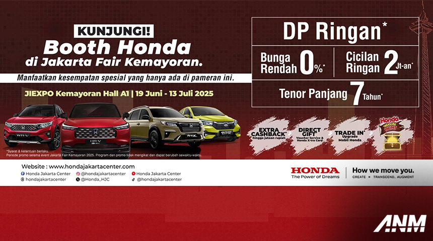 Berita, honda-jakarta-fair-1: Honda Tampilkan HR-V e:HEV dan Berbagai Promo Menarik di Jakarta Fair!