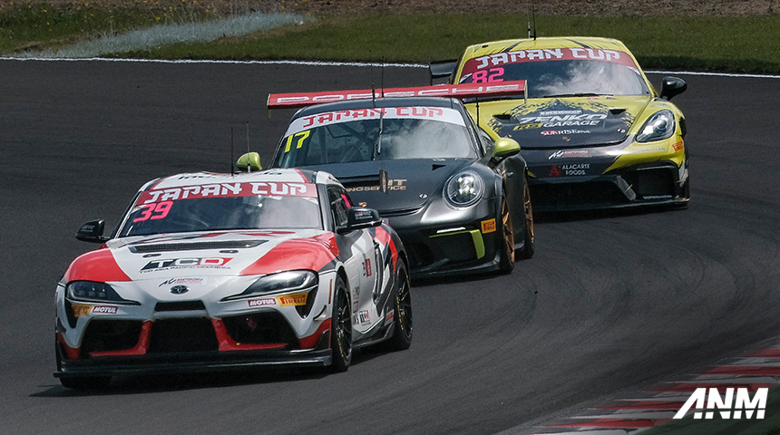 Berita, tgri-gt4: TGRI Raih Dua Kemenangan di Kelas GT4 GT World Challenge Asia Japan Cup 2025