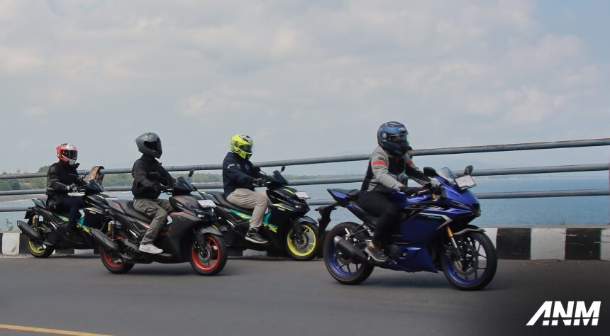 Riding Di Senggigi Bersama Yamaha R25, MT-25, dan Aerox Alpha Riding Di Senggigi Bersama Yamaha R25, MT-25, dan Aerox Alpha