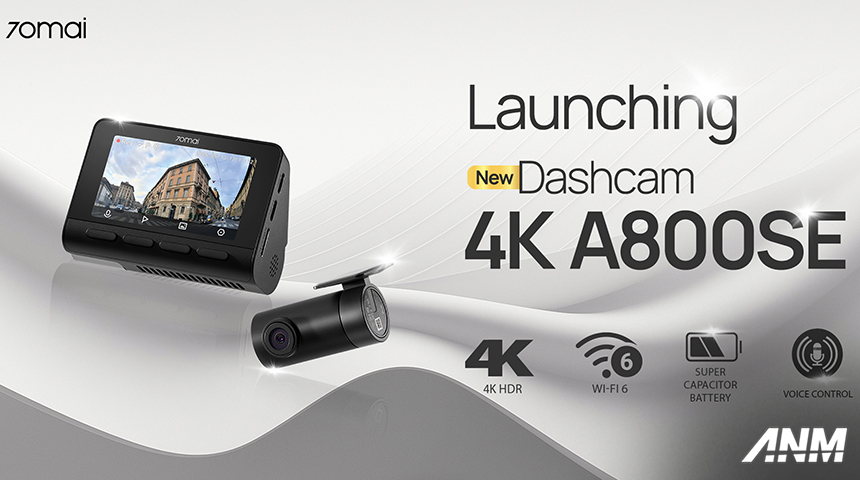 Aftermarket, 70mai-a800se-1: GIIAS 2025: 70mai Hadirkan Varian Dashcam 4K Paling Terjangkau dan Promo Khusus!