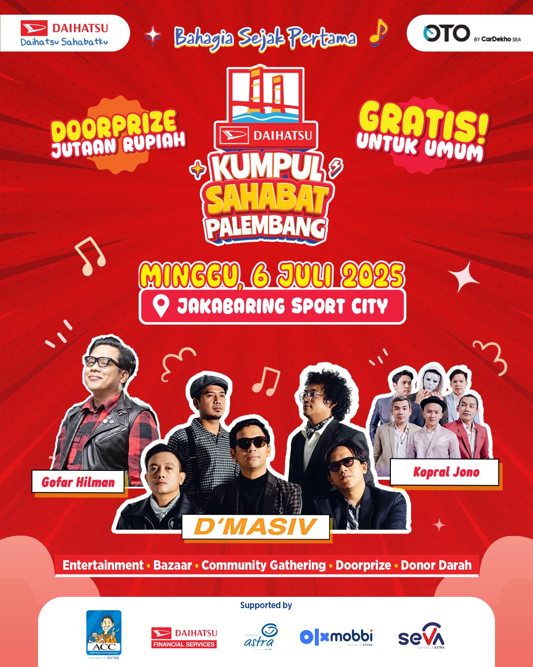 Berita, Daihatsu Kumpul Sahabat Palembang 6 Juli 2025: Daihatsu Kumpul Sahabat Segera Hadir di Palembang, Catat Tanggalnya!