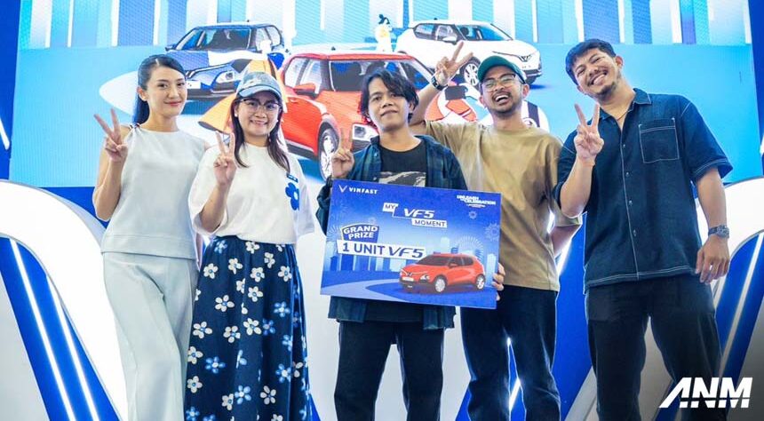 VinFast Beri 1 Unit VF5 ke Pemenang My VF5 Moment di Jakarta Fair VinFast Beri 1 Unit VF5 ke Pemenang My VF5 Moment di Jakarta Fair
