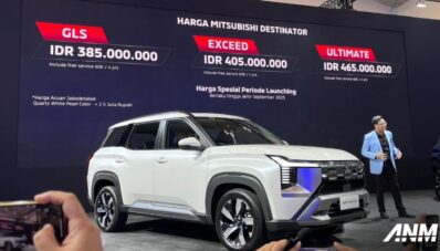 GIIAS 2025 : Terkuak Harga Mitsubishi Destinator, Mulai Rp 380 Jutaan! GIIAS 2025 : Terkuak Harga Mitsubishi Destinator, Mulai Rp 380 Jutaan!