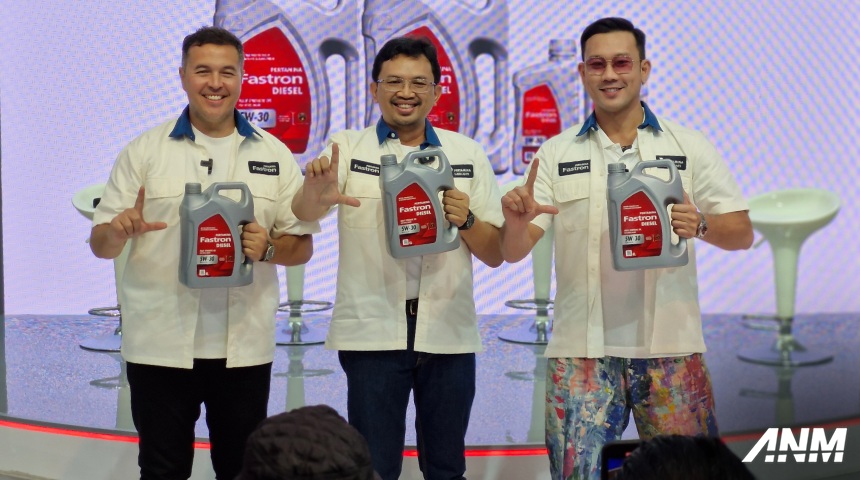 Berita, giias-2025-pertamina-lubricants-fastron-diesel-press-con-thumbnail: GIIAS 2025 : Pertamina Lubricants Resmikan Oli Mesin Fastron Diesel
