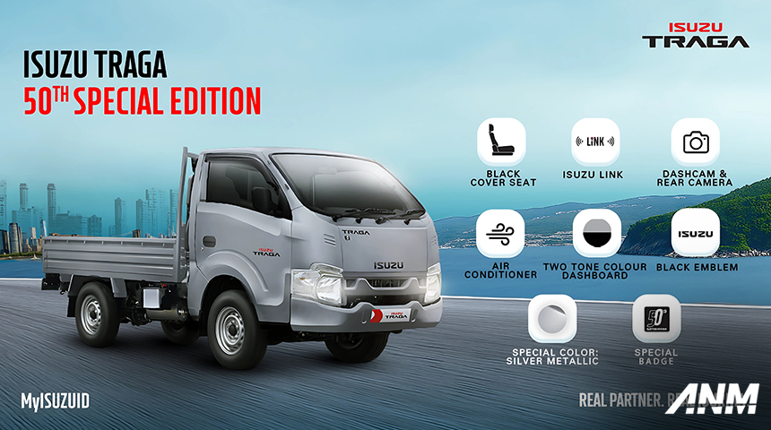 Berita, isuzu-traga-limited: Isuzu Traga 50th Special Edition Siap Meluncur Di GIIAS 2025, Unit Terbatas!