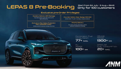 GIIAS 2025 : Debut Global di Indonesia, Lepas Sudah Buka Pre-Order L8 GIIAS 2025 : Debut Global di Indonesia, Lepas Sudah Buka Pre-Order L8