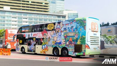 MaxDecal Sulap Bus Transjakarta Khusus Untuk HUT 80 NKRI MaxDecal Sulap Bus Transjakarta Khusus Untuk HUT 80 NKRI