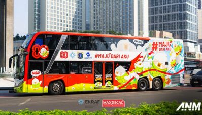 MaxDecal Sulap Bus Transjakarta Khusus Untuk HUT 80 NKRI MaxDecal Sulap Bus Transjakarta Khusus Untuk HUT 80 NKRI