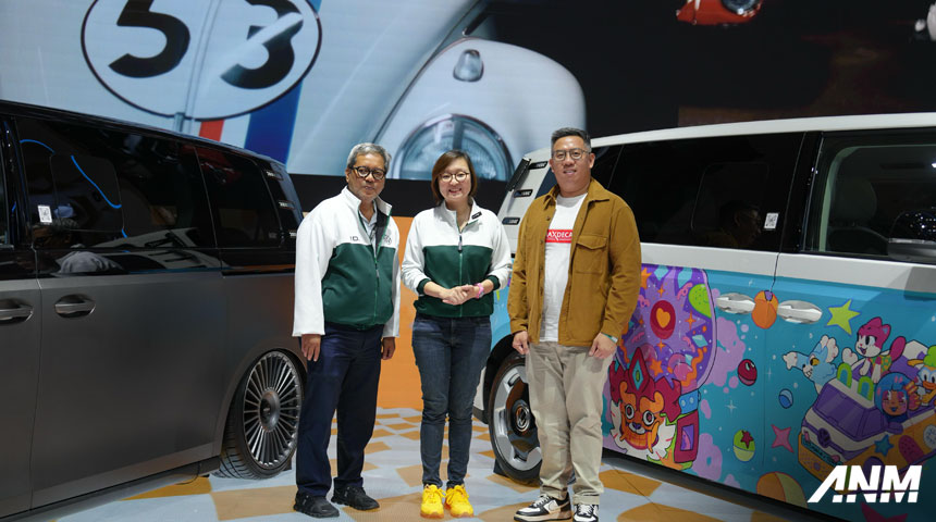 Aftermarket, Maxdecal-VW-ID-Buzz-EKRAF: Maxdecal Gandeng VW & EKRAF, Perkuat Visi Ekonomi Kreatif di GIIAS 2025