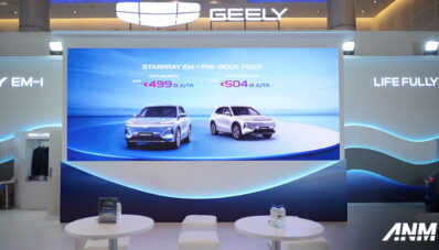GIIAS Surabaya 2025 : Geely Buka Pre-Book Starray EM-i, Tak Sampai Rp 500 Juta! GIIAS Surabaya 2025 : Geely Buka Pre-Book Starray EM-i, Tak Sampai Rp 500 Juta!