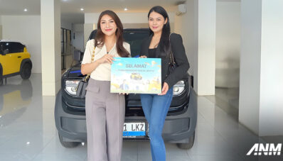 Green SM Serahkan VinFast VF 3 Kepada Pemenang ‘Ride Green Get Your Dream’