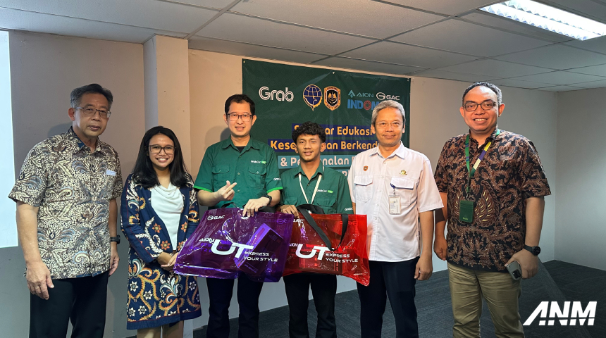 Berita, aion-grab-2: Berkolaborasi dengan Grab, GAC Aion Berikan Edukasi Keselamatan Berkendara