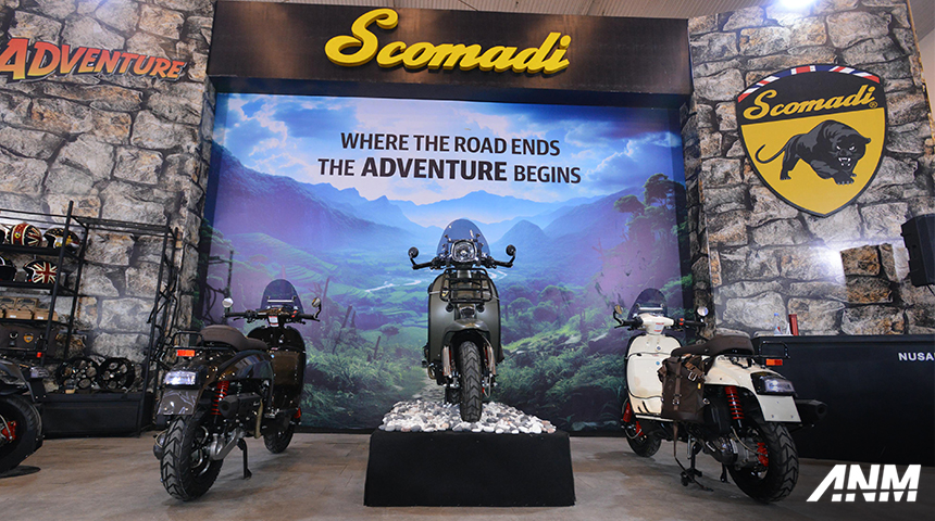 Berita, scomadi-imos-1: IMOS 2025 : Scomadi Perkenalkan Technica 200i Adventure dengan Dual Shock!