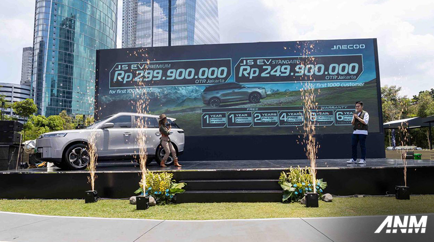 Berita, jaecoo-j5-launching-3: Jaecoo Akhirnya Resmi Umumkan Harga J5 EV, Mulai Rp 249 juta Saja!